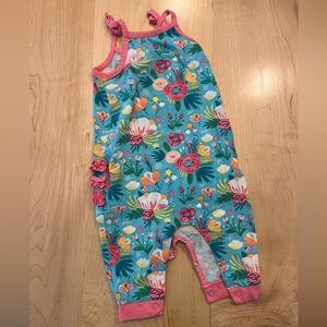 Ruffle Butts Baby Girls Floral One Piece - size 3-6 months